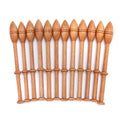 7X/12X Wooden Lace Bobbins Wood Weaving Tools