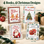 Christmas Gift Card Book, Spiral Bound for Holiday Gift Giving