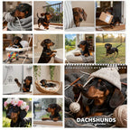 2027 Dachshund Wall Calendar | 12 Month Cute Wiener Dog Calendar, Perfect Gift for Dachshund Lovers