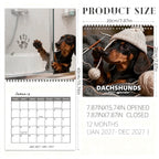2027 Dachshund Wall Calendar | 12 Month Cute Wiener Dog Calendar, Perfect Gift for Dachshund Lovers