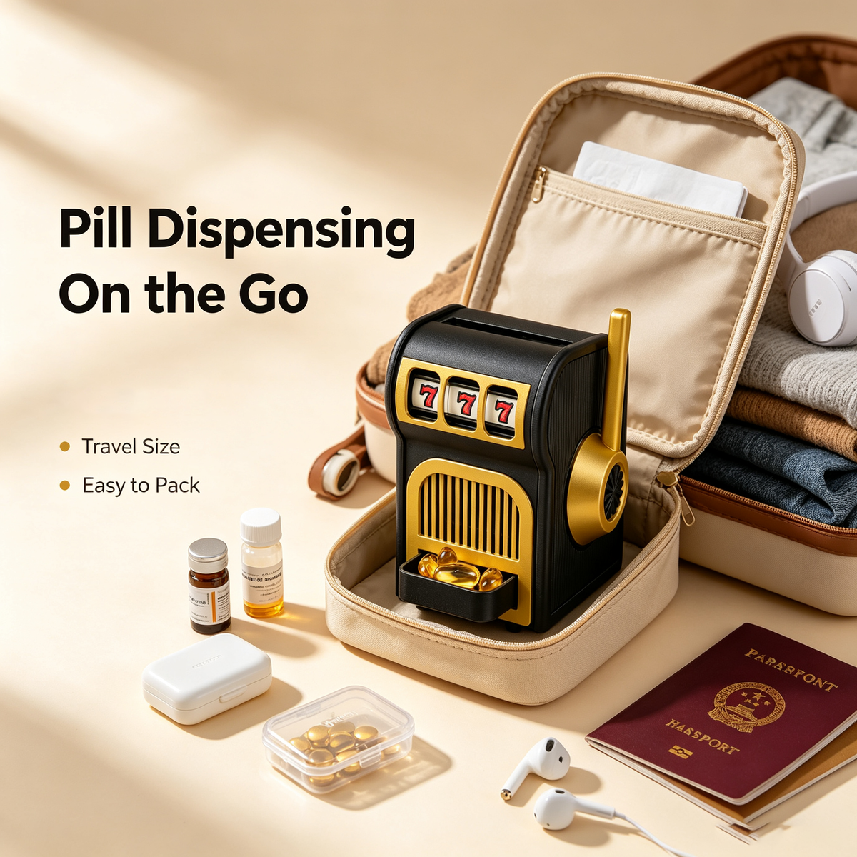Slot Machine Pill Dispenser