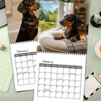 2027 Dachshund Wall Calendar | 12 Month Cute Wiener Dog Calendar, Perfect Gift for Dachshund Lovers