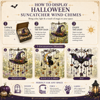 🔥Halloween Suncatcher Wind Chime👻