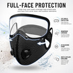 😷 Reusable Carbon Filter Dust Mask with Adjustable Goggles ❤️