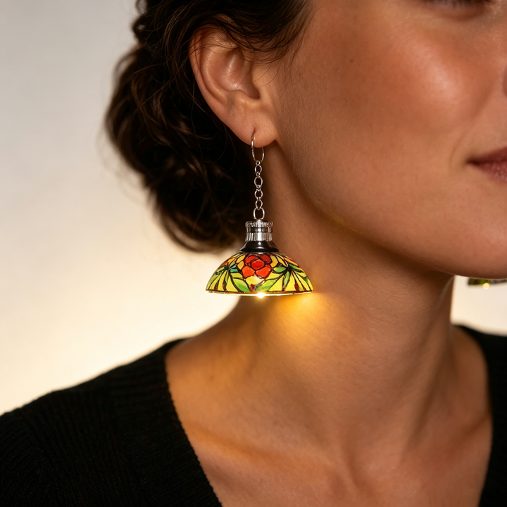 Mini Chandelier Light Earrings (1 Pair)