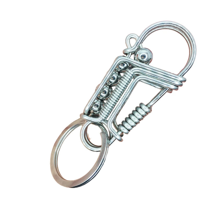Handmade Stainless Steel Keychain(Free handmade ear pick with purchase)