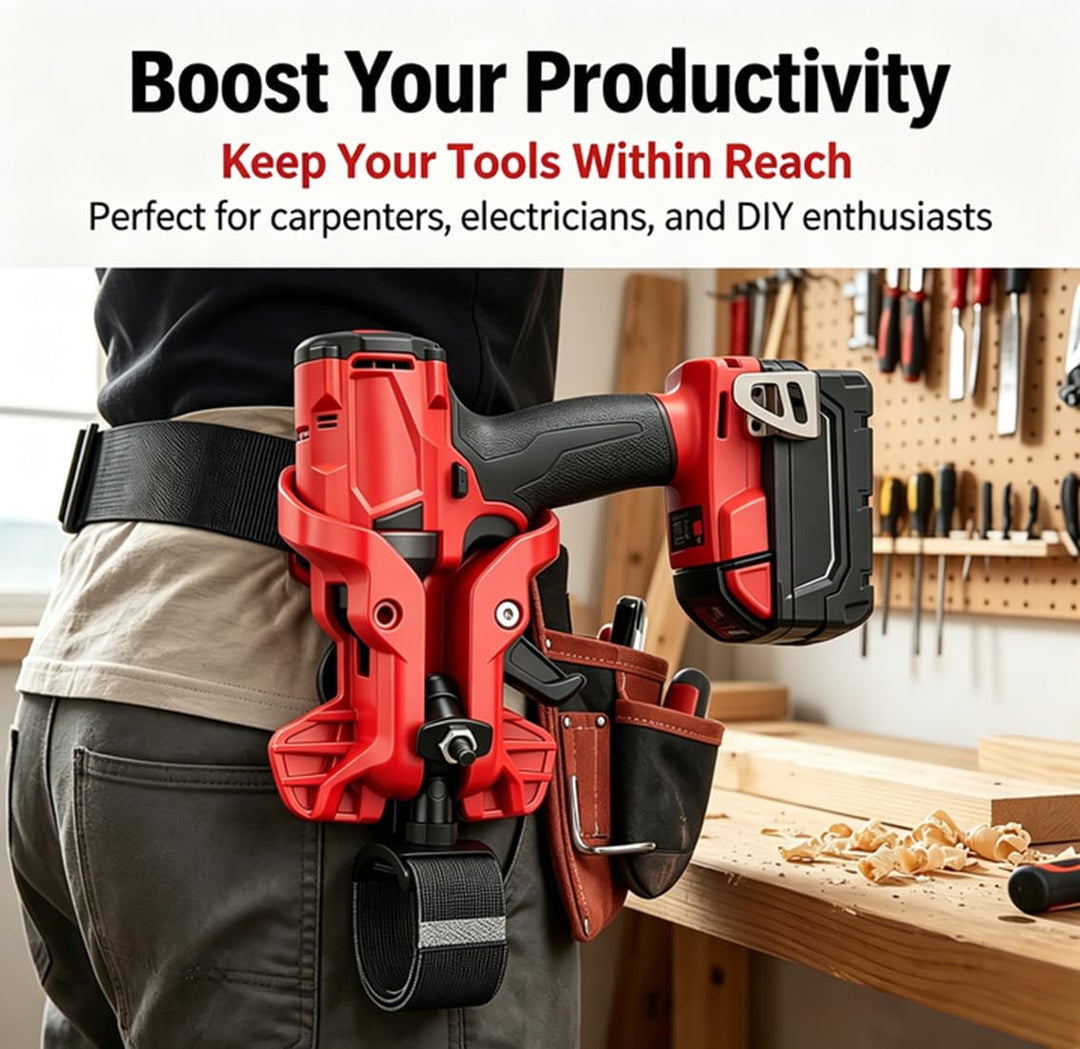 🔨 Portable Self-Locking Power Tool Holster 🔥 🔥