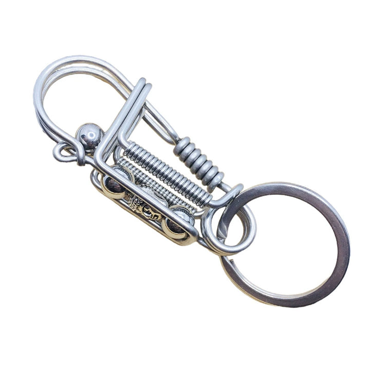 Handmade Stainless Steel Keychain(Free handmade ear pick with purchase)