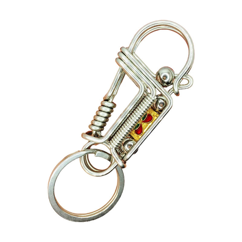 Handmade Stainless Steel Keychain(Free handmade ear pick with purchase)