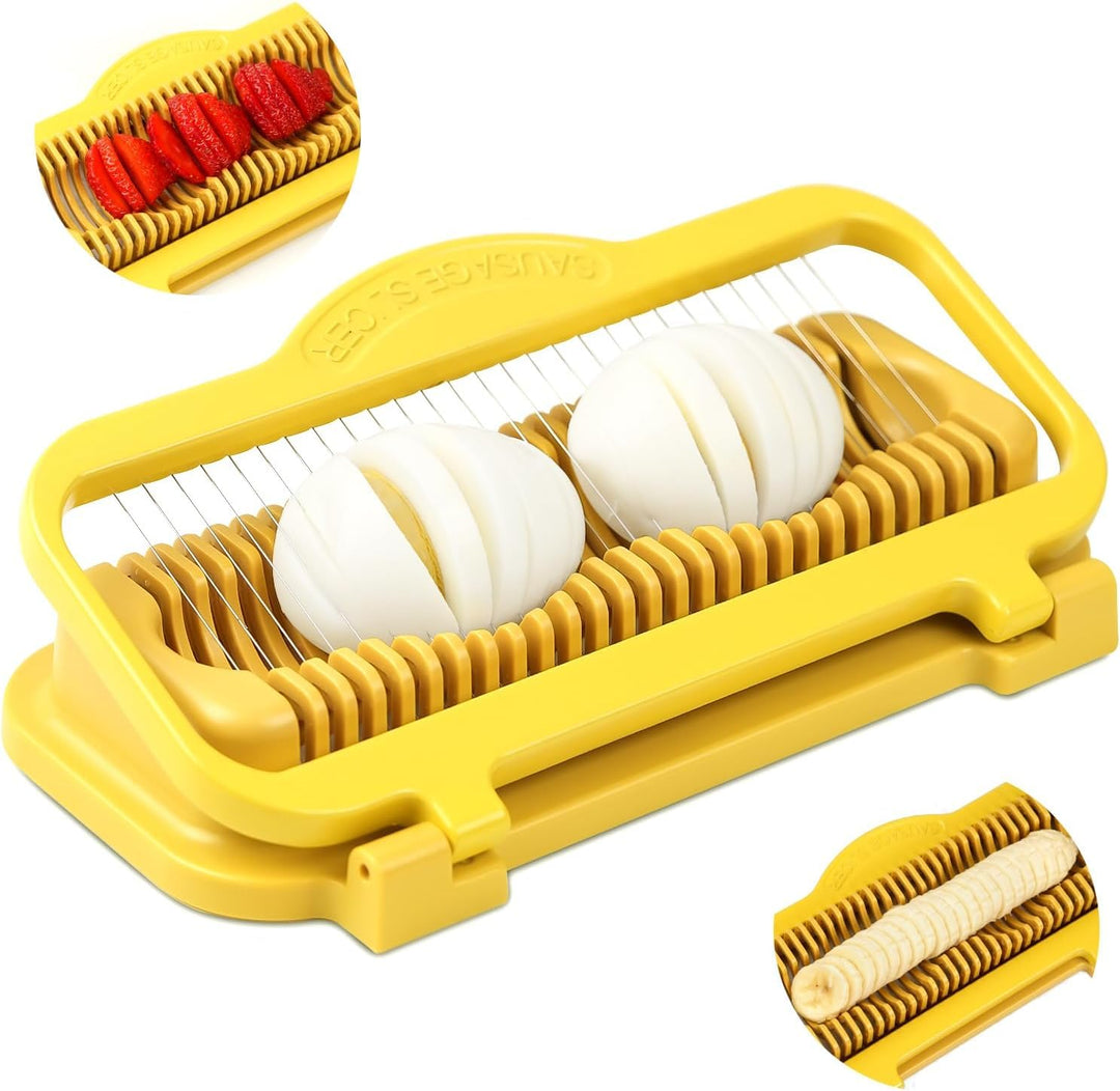 🍓 🍌 Larger Banana Slicer Egg Slicer for Hard Boiled Eggs 🥚 🥚