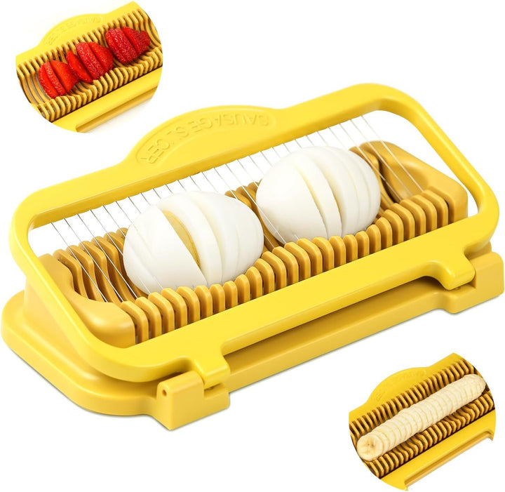 🍓 🍌 Larger Banana Slicer Egg Slicer for Hard Boiled Eggs 🥚 🥚