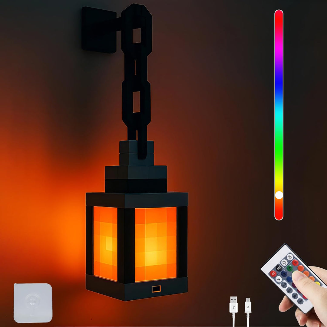 Pixel Night Light 16 Colors with Remote Control and Dimming Function