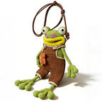Diy Cartoon Frog Purse, Cute Crochet Wallet, Phone Bag with Convenient Storage