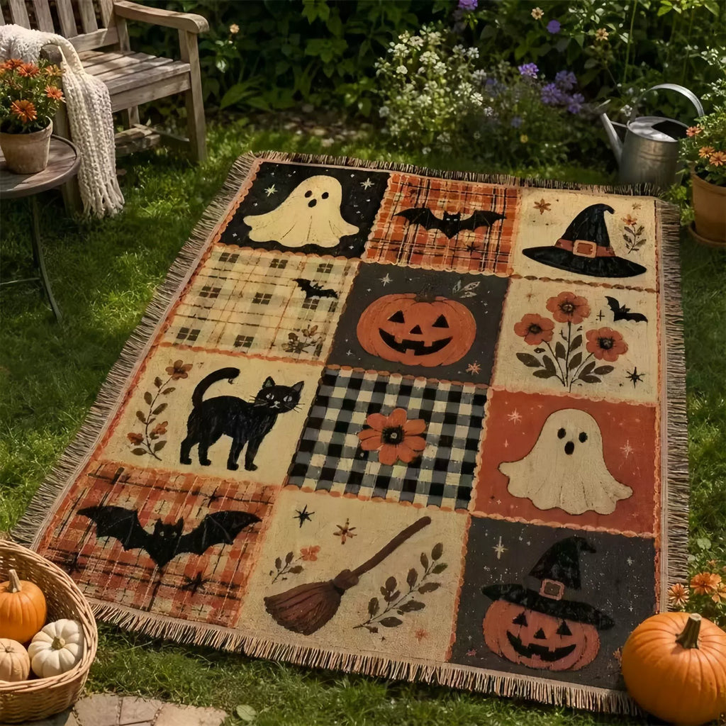 Festivals and Celebrations Multi-Function Woven TasselBlanket, 130x160cm