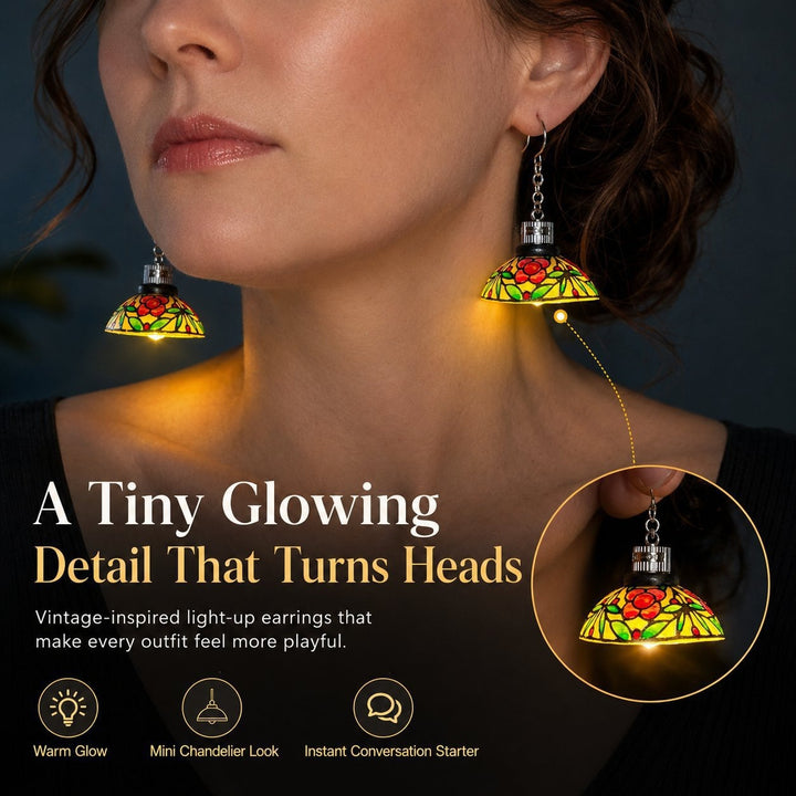 Mini Chandelier Light Earrings (1 Pair)