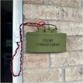 Doorbell Sign for Joke Gag Pranks Gift