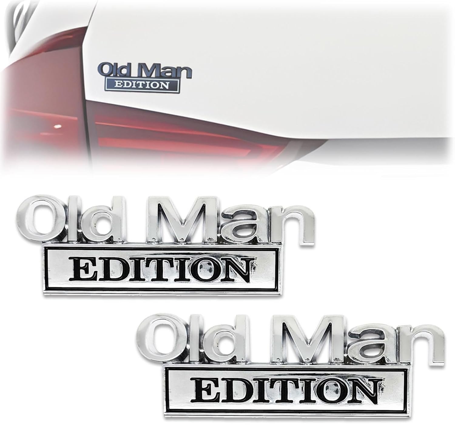Old Man 👴 Edition Car Emblem