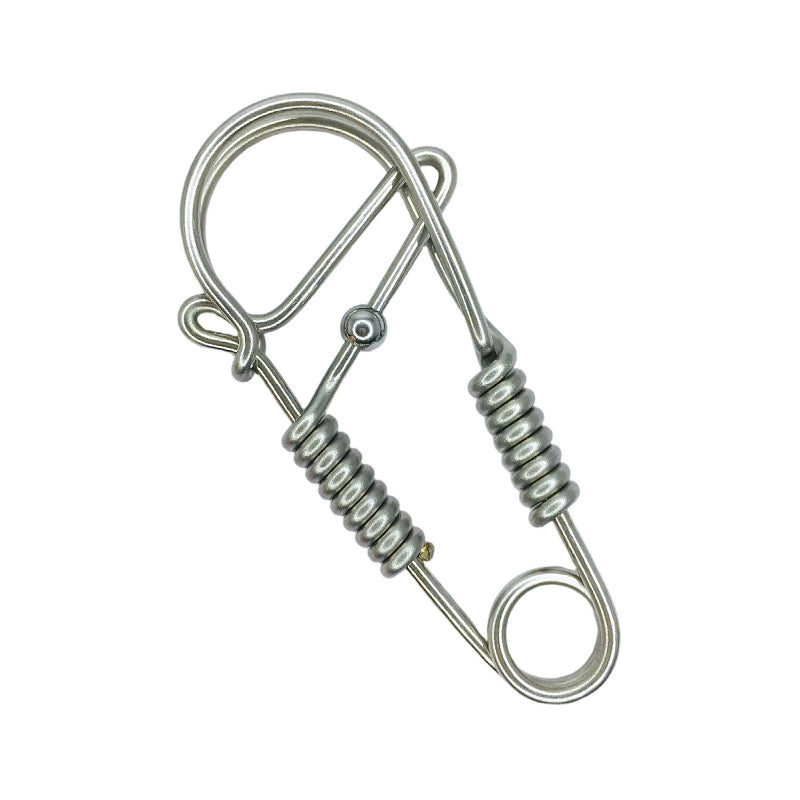 Handmade Stainless Steel Keychain(Free handmade ear pick with purchase)