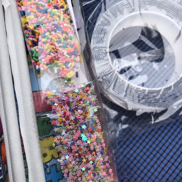 DIY Craft Creative Blow Bubbles Double Sided Tape，Clear Nano Tape,  with Sequin Removable