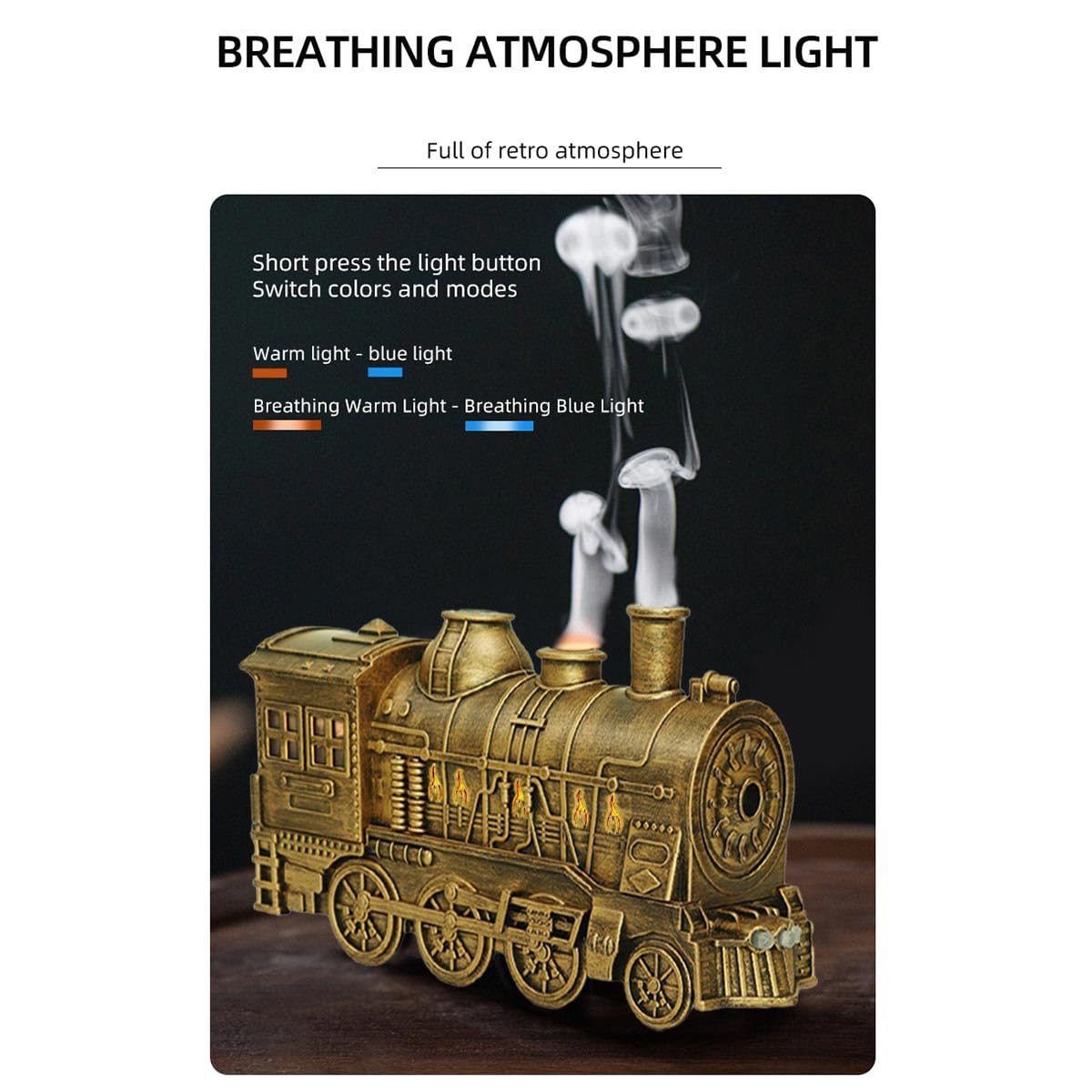 Vintage Steam Train Arom Essential Oil Diffuser