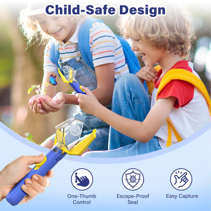 🐜 Bug Catcher for Kids 🐝 Insect Trap Kit with 6X Magnifier Glass 🐛 STEM Educational Exploration Tool for Indoor and Outdoor