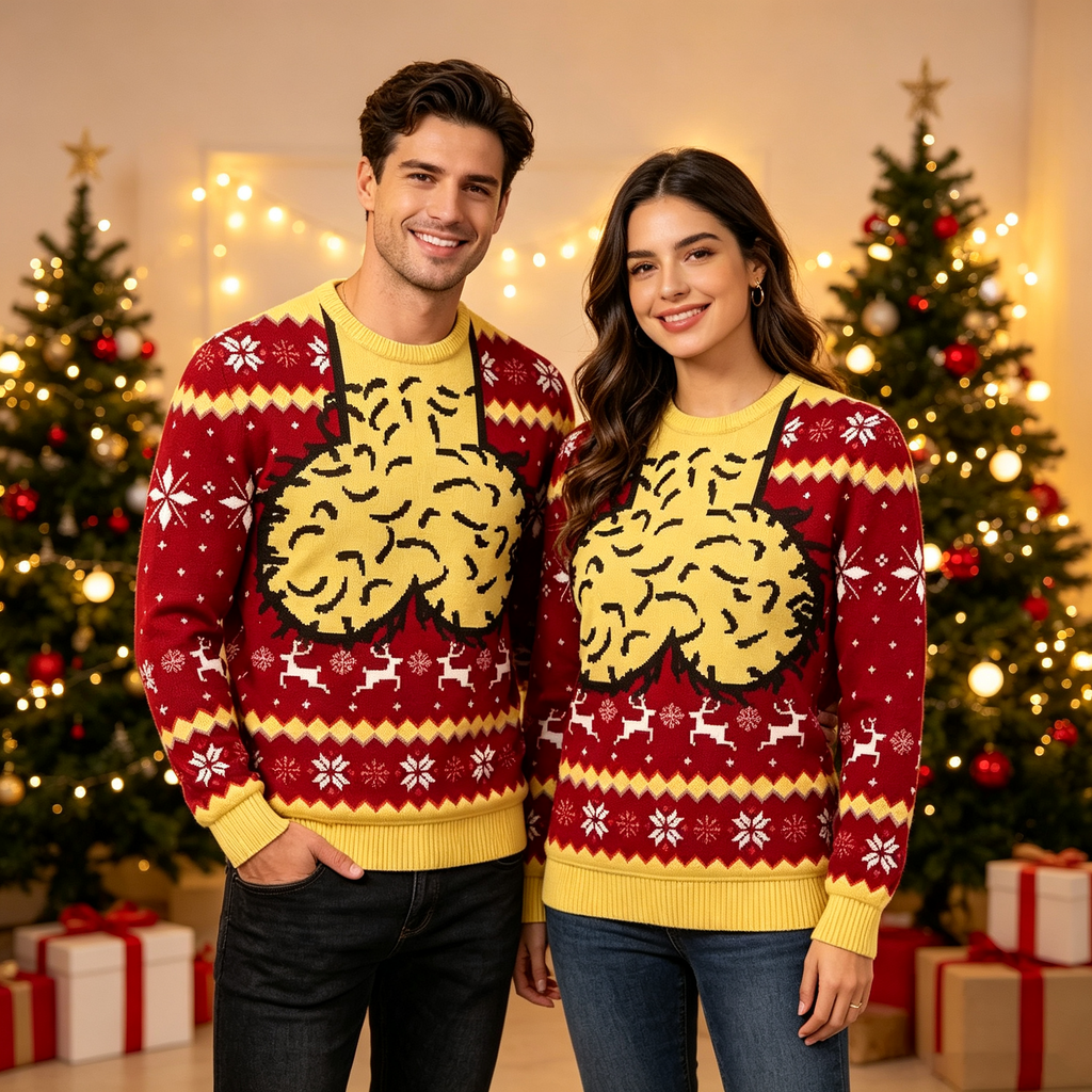 Dirty Ugly Christmas Sweater, Cockmas Holiday Sweater