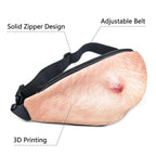 Dad Bag Fake Belly Waist Pack with Adjustable Belt