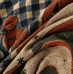 Festivals and Celebrations Multi-Function Woven TasselBlanket, 130x160cm