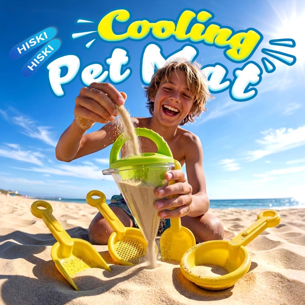 ✨ 🔥 Drippy Sand Castle Maker and Spilling Funnel Sand Toy ✨ Professional Sand Castle Building Kit（❤️Three sand-digging tools will be given away❤️）