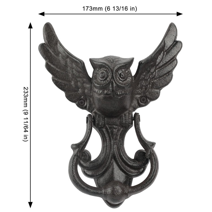 Owl Door Knocker – Heavy Duty Iron Door Handle