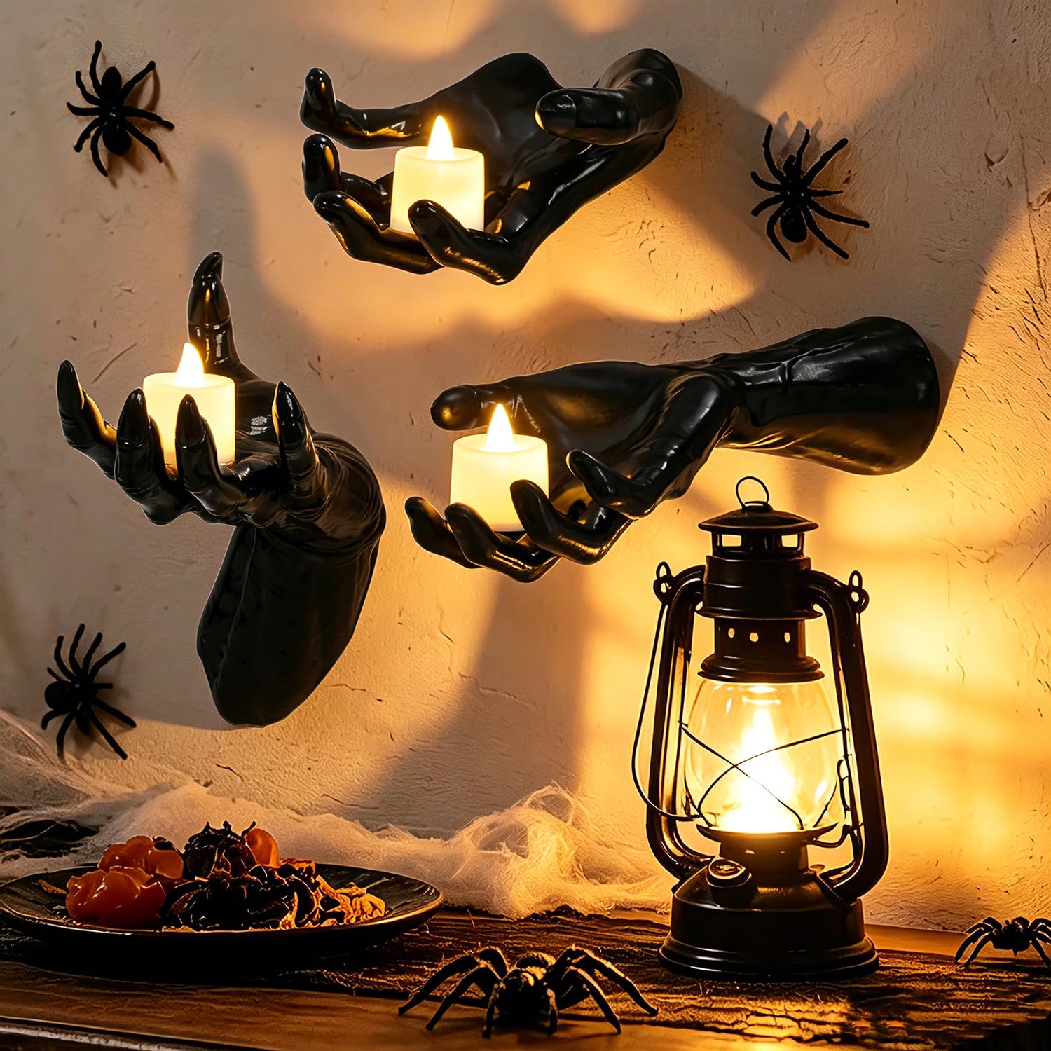 Gothic Demon Claw Candlestick