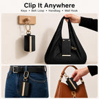 Foldable Travel Tote Bag Keychain（It can be super folded, the size of a coin purse）