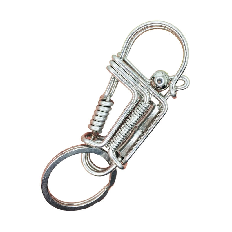 Handmade Stainless Steel Keychain(Free handmade ear pick with purchase)