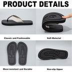 Funny Non Slip Quick-Dry Beach Flip Flops (Hidden Design)
