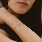 Virgin Mary Cross Rosary Bead Bracelet