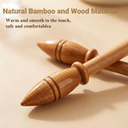 7X/12X Wooden Lace Bobbins Wood Weaving Tools
