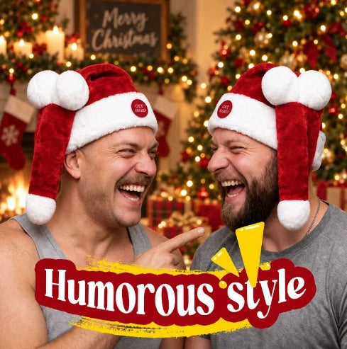 Funny Cockyhat Santa Dick Hat With Get Hard Button