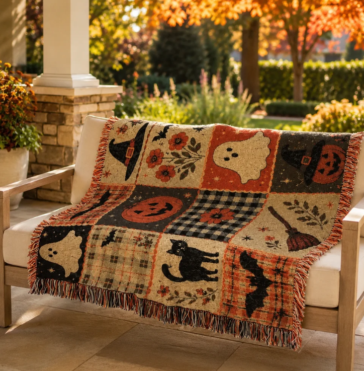 Festivals and Celebrations Multi-Function Woven TasselBlanket, 130x160cm