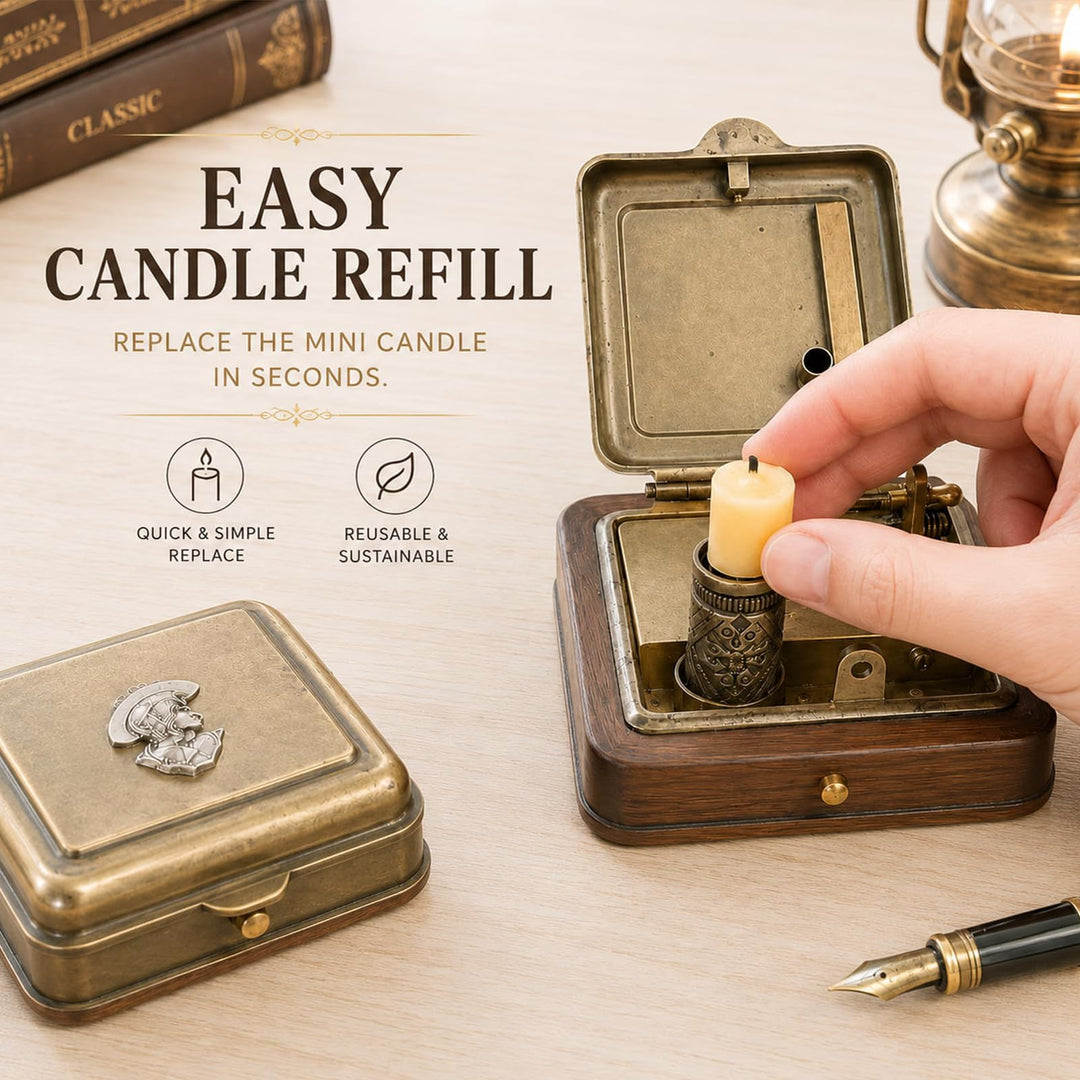 19th Century Style Mechanical Candle Box
