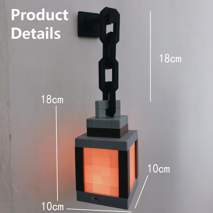 Pixel Night Light 16 Colors with Remote Control and Dimming Function