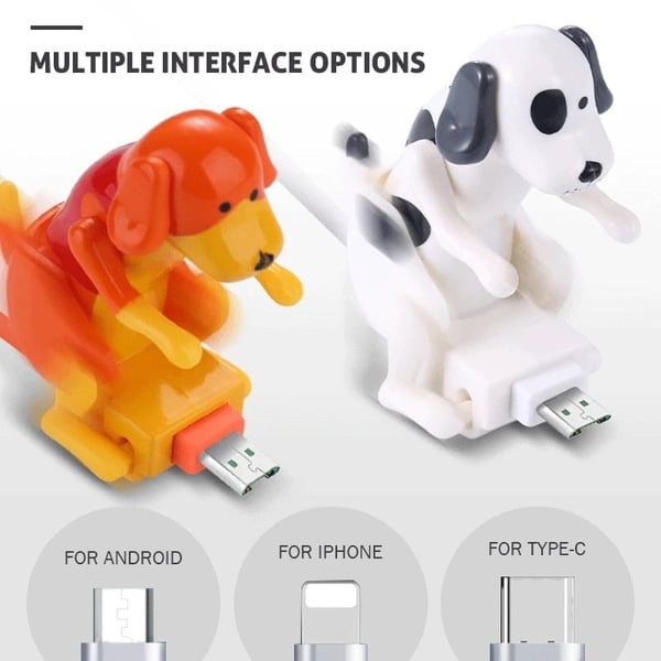 🐶 Funny Humping Dog Fast Charging Cable (1 Pc)
