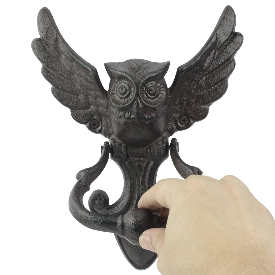 Owl Door Knocker – Heavy Duty Iron Door Handle