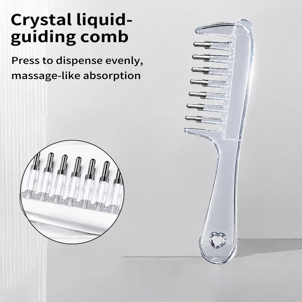 Hair serum applicator comb, hair oil applicator (Three bottles of hair serum are given away for free.)