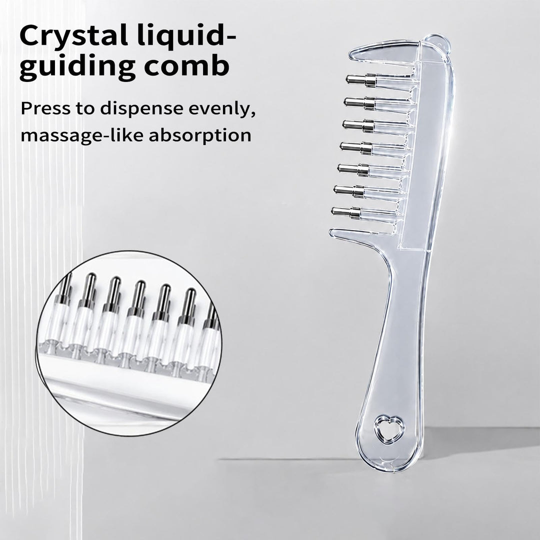 Hair serum applicator comb, hair oil applicator (Three bottles of hair serum are given away for free.)