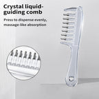 Hair serum applicator comb, hair oil applicator (Three bottles of hair serum are given away for free.)