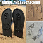 Funny Non Slip Quick-Dry Beach Flip Flops (Hidden Design)