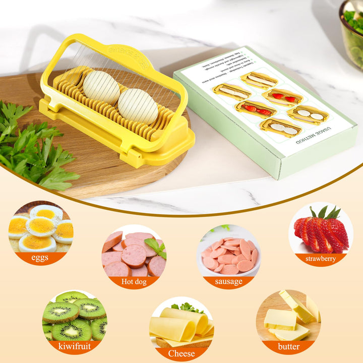 🍓 🍌 Larger Banana Slicer Egg Slicer for Hard Boiled Eggs 🥚 🥚