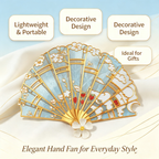 Handmade vintage openwork folding fan