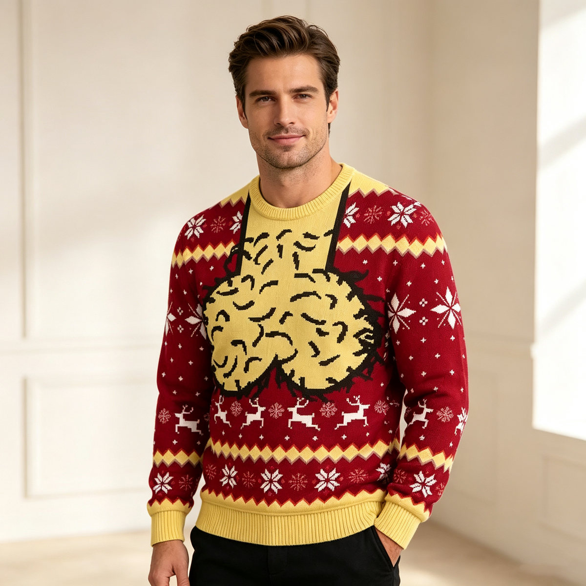 Dirty Ugly Christmas Sweater, Cockmas Holiday Sweater