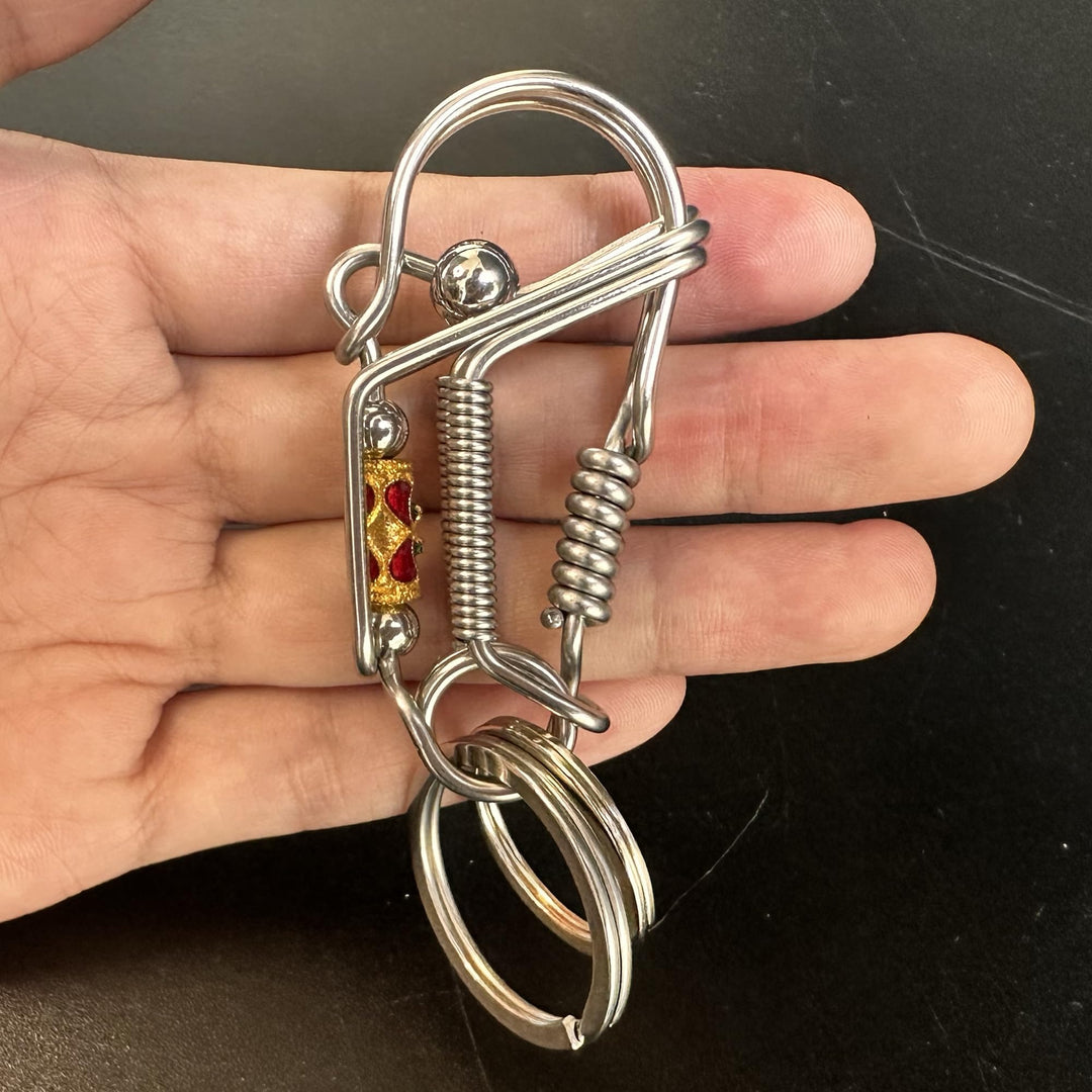 Handmade Stainless Steel Keychain(Free handmade ear pick with purchase)